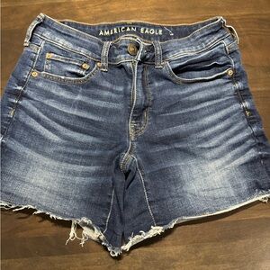 American Eagle Outfitters Women's Blue Denim Shorts